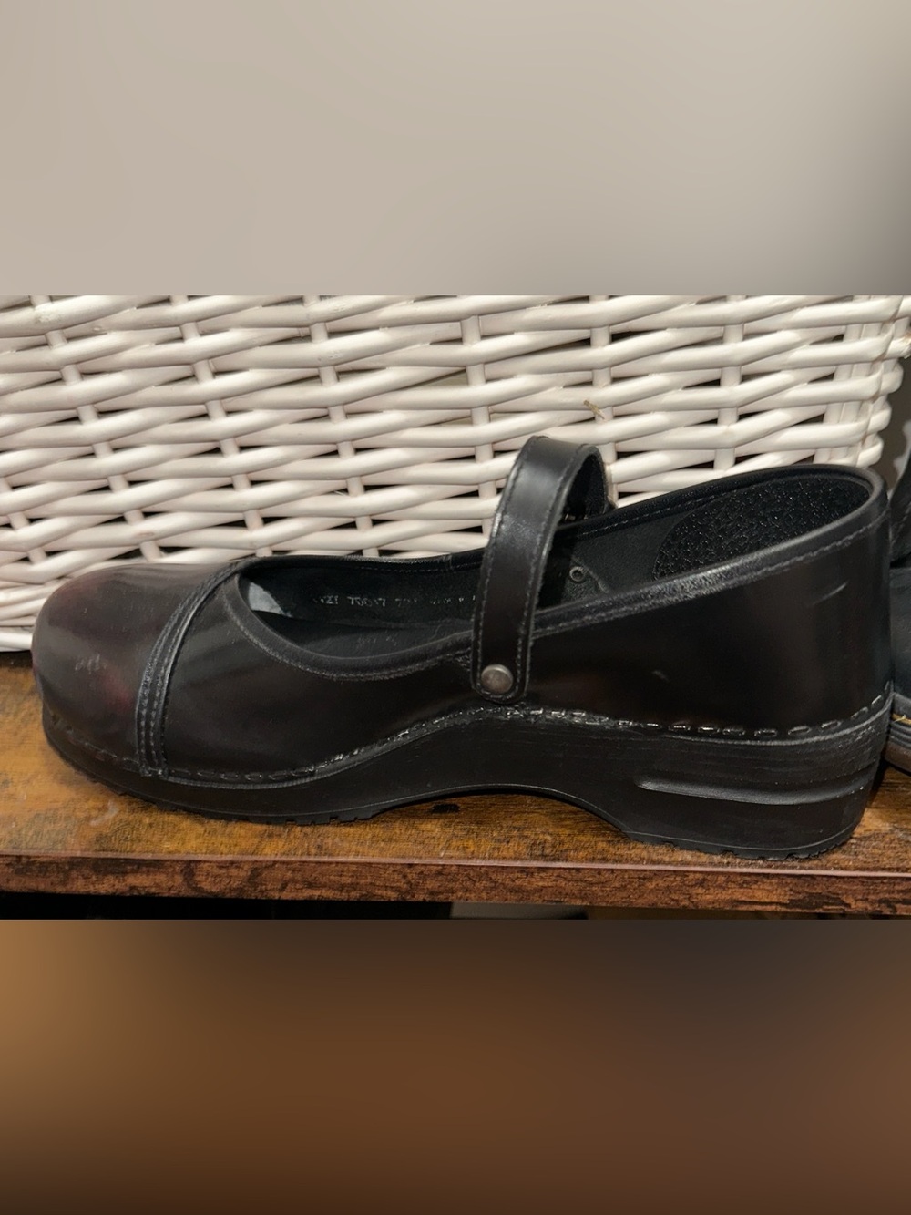 Sanita Mary Jane Clog Shoes in bordeaux EU 41 - Picture 6 of 15